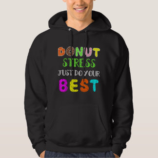 Sudadera Dona Estrés Simplemente Haz Tu Mejor - Maestros Ev
