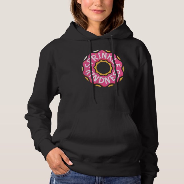 Sudadera Dona Rosada Tipo de Sprinkle Amabilidad Chocolate  (Anverso)
