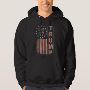 Sudadera Donald Trump 2024 Recuperemos América Bandera Amer