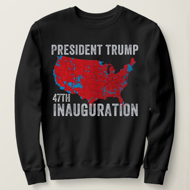 Sudadera Donald Trump 47° presidente 2025 toma posesión de  (Anverso del diseño)