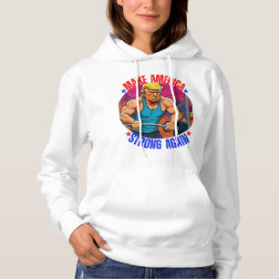 SUDADERA DONALD TRUMP- HAGA A ESTADOS UNIDOS FUERTE DE NUEV