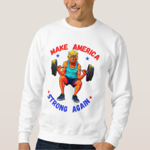 SUDADERA DONALD TRUMP- HAGA A ESTADOS UNIDOS FUERTE DE NUEV