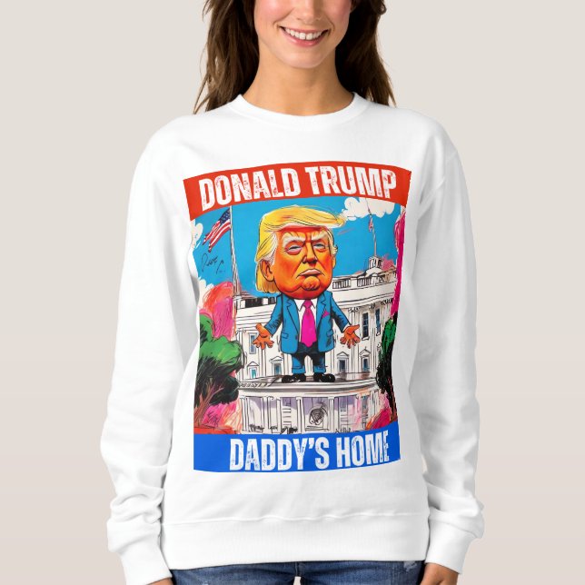SUDADERA DONALD TRUMP - LA CASA DE DADDY (Anverso)