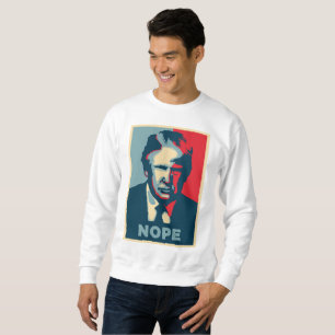 Sudadera donald trump nope mens sweatshirt