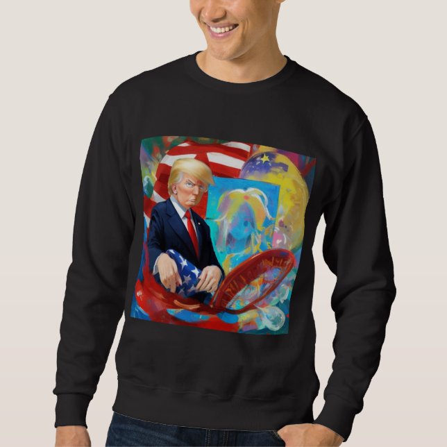 Sudadera Donald Trump para presidente 2024 (Anverso)