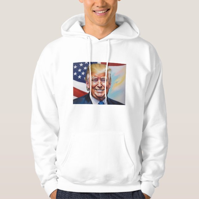 Sudadera Donald Trump para presidente 2024 (Anverso)