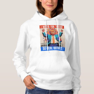 SUDADERA DONALD TRUMP - VOTÉ POR TRUMP, ¡ENTONCES, TRAÉGALO