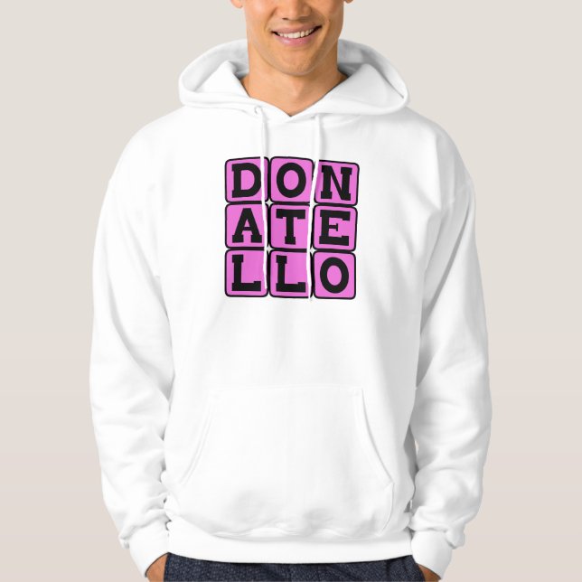 Sudadera Donatello, artista del Renacimiento (Anverso)