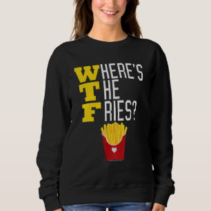 Sudadera ¿Dónde está el gracioso meme de comida chatarra de