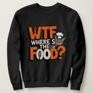Sudadera ¿Dónde está la comida?