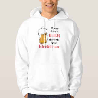 Sudadera Donde hay cerveza - electricista