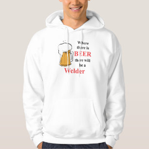 Sudadera Donde hay cerveza - soldador