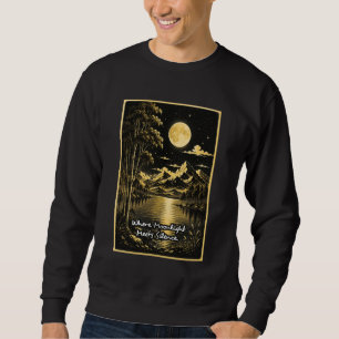 Sudadera Donde la luz de la luna se encuentra con el silenc