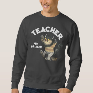 Sudadera Donde los monstruos nos esperan Profesor