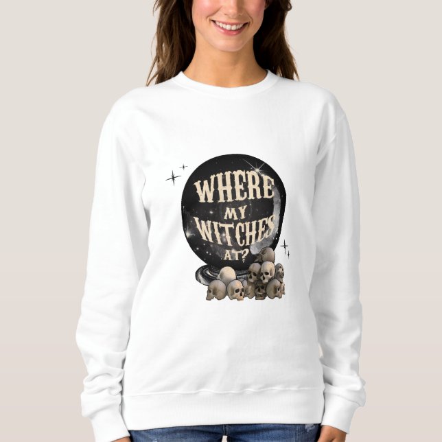 Sudadera Donde mis brujas (Anverso)