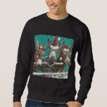 Sudadera Donkey Santa Hat Donkey Lover Cute Donkey Christma<br><div class="desc">Donkey Santa Hat Donkey Navidades de burro adorados</div>