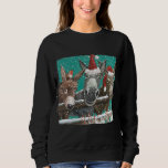 Sudadera Donkey Santa Hat Donkey Lover Cute Donkey Christma<br><div class="desc">Donkey Santa Hat Donkey Navidades de burro adorados</div>