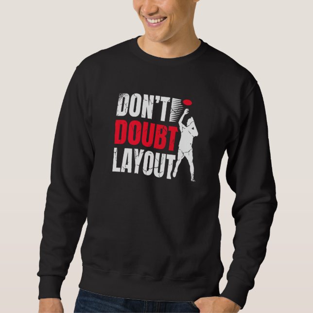 Sudadera Don't Doubt Layout Ultimate Frisbee Player Sports  (Anverso)