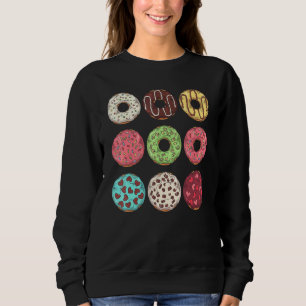 Sudadera Donut Assorts Sweets Foodie Cookie Donut