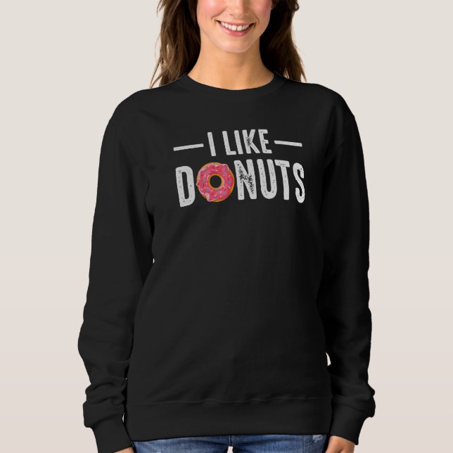 Sudadera Donut Food Donuts Doughnut Premium (Anverso)