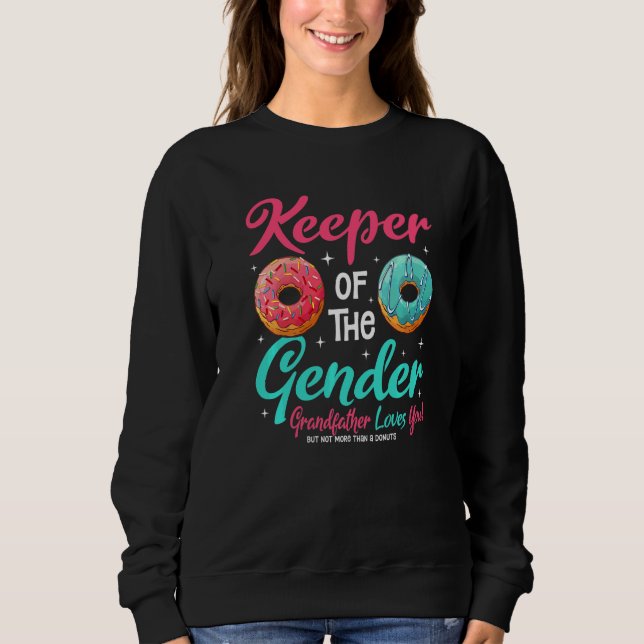 Sudadera Dónut Guardián Del Género El Abuelo Te Ama (Anverso)