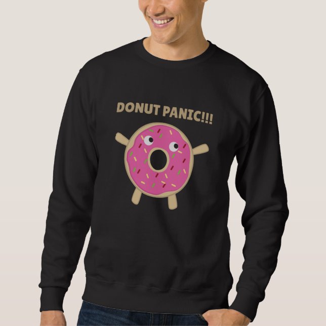 Sudadera Donut Panic - Divertido bollo con donuts (Anverso)