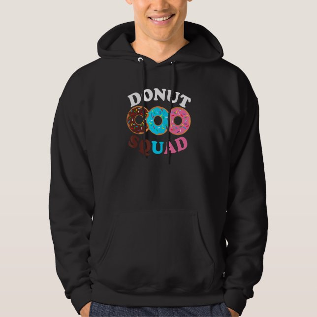 Sudadera Donut Squad Donut Doughnut Bakery Comida de juego (Anverso)