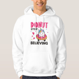 Sudadera Donut Unicorn Pun colorido donante unicornio