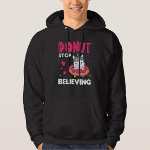 Sudadera Donut Unicorn Pun colorido donante unicornio