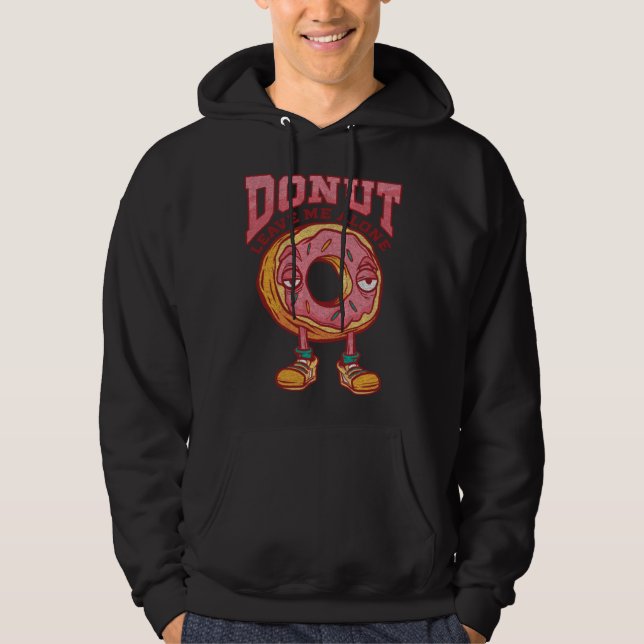 Sudadera Donut With Legs And Boots Leave Me Alone Distresse (Anverso)