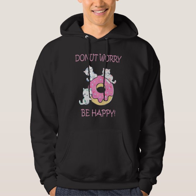 Sudadera Donut Worbe Happy Cute Sweet Cat Chica (Anverso)