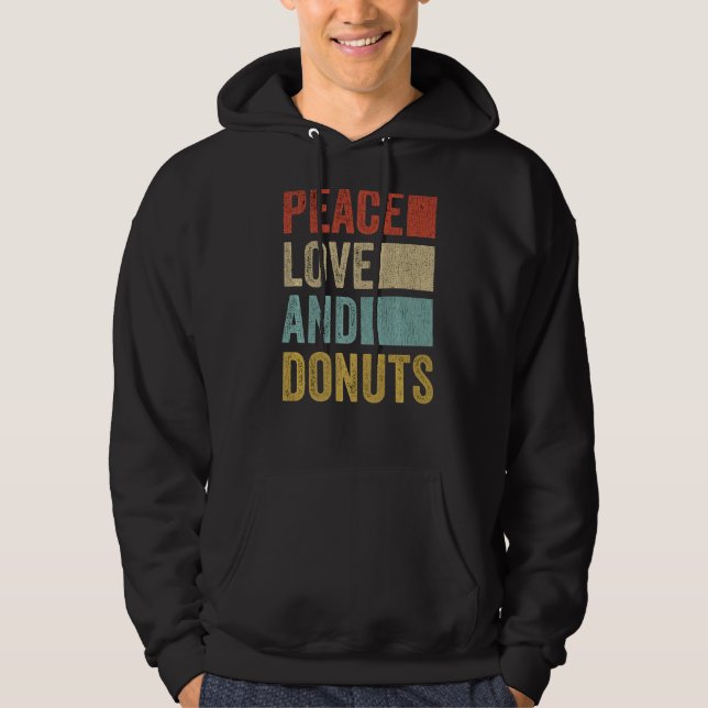 Sudadera Donuts de amor por la paz (Anverso)
