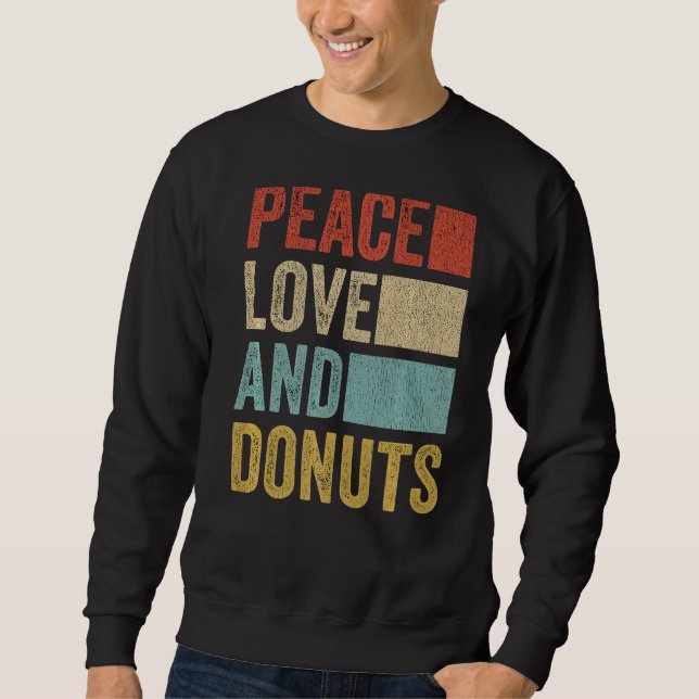 Sudadera Donuts de amor por la paz (Anverso)