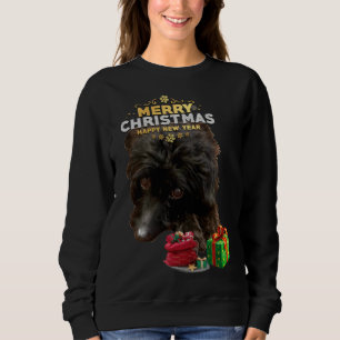 Sudadera Doodle de caniche de perro de los navidades