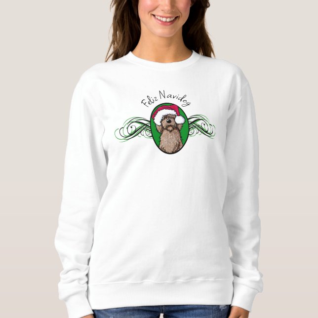 Sudadera Doodle de chocolate para navidades (Anverso)