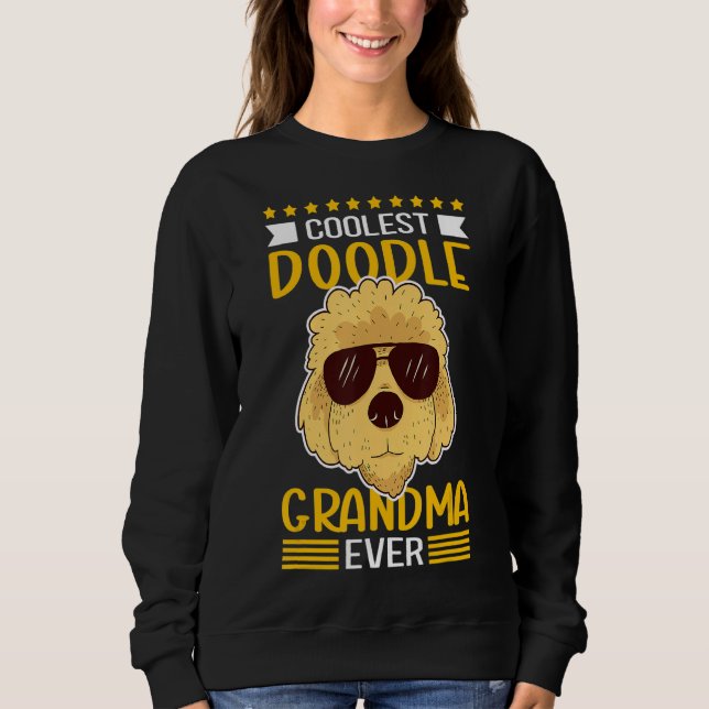Sudadera Doodle Grandma Dog Owner Goldendoodle Doodle_1 (Anverso)
