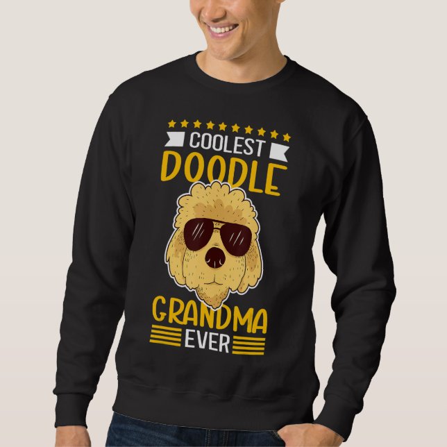 Sudadera Doodle Grandma Dog Owner Goldendoodle Doodle_1 (Anverso)