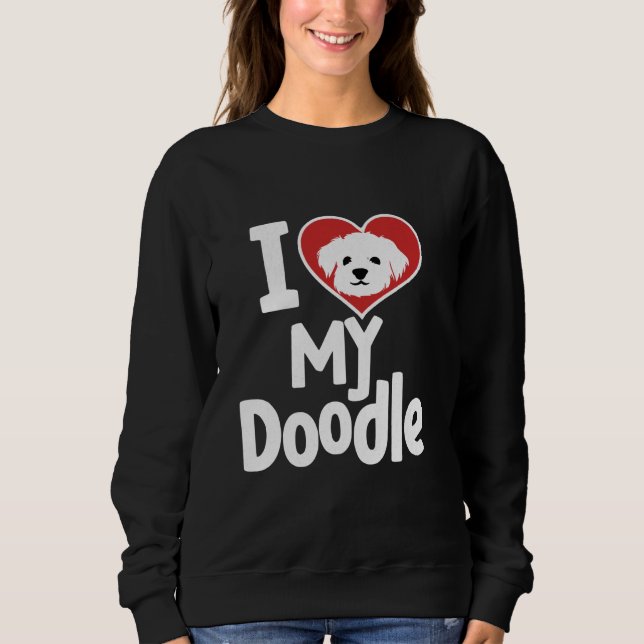 Sudadera Doodle Mom Doodle Dad Love My Doodle (Anverso)