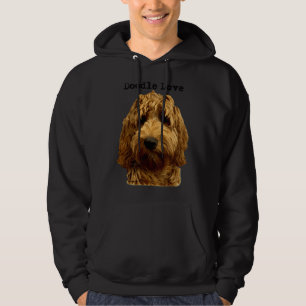 Sudadera Doodle Rojo Perro