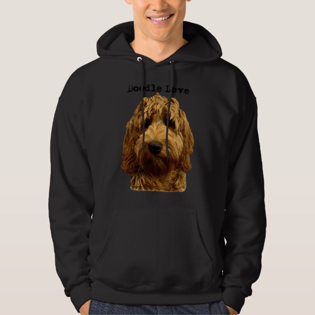Sudadera Doodle Rojo Perro (Anverso)