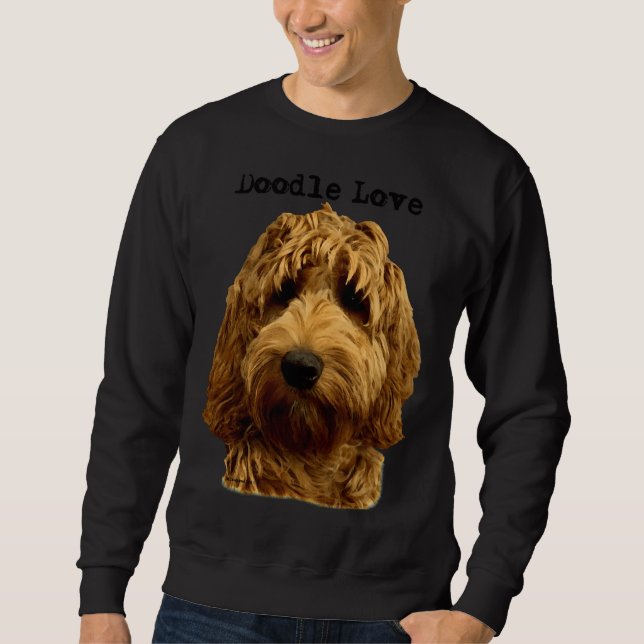 Sudadera Doodle Rojo Perro (Anverso)