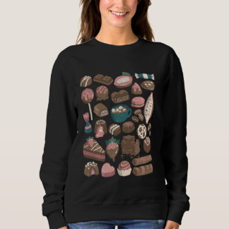 Sudadera Doodles de chocolate