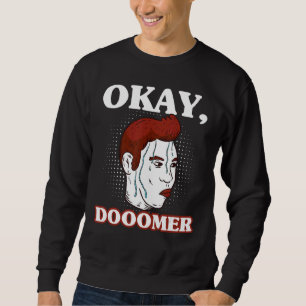 Sudadera Doomer Wojak Meme Messy Boomer condenado a nihilis