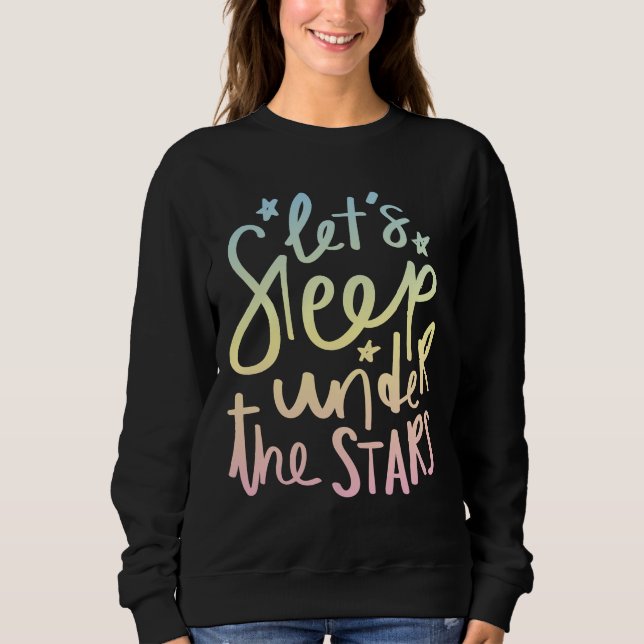 Sudadera Dormamos bajo las estrellas (Anverso)