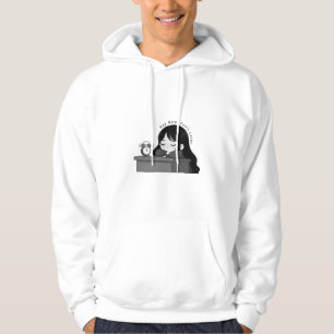 Sudadera Dormir Ahora, Entrar en Pánico Después Chica Chibi