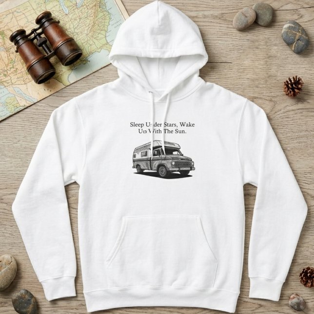 Sudadera Dormir Bajo las Estrellas Despertar con el Sol Ser (Subido por el creador)