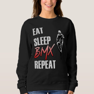 Sudadera Dormir Bmx Repetir Bicicleta Motocross 1