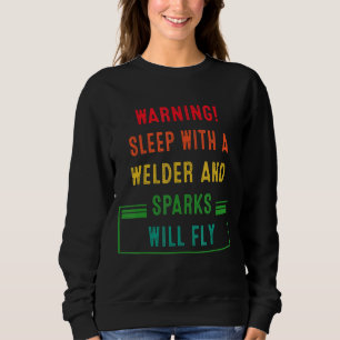 Sudadera Dormir Con Un Gráfico De Sayings De Soldadura 1
