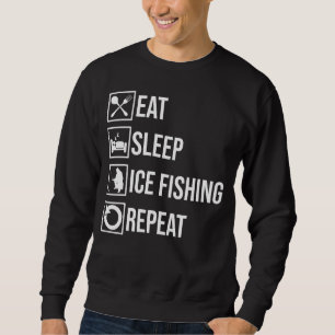 Sudadera Dormir Hielo Pesca Pescador Pescador Pescador Pesc