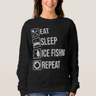 Sudadera Dormir Hielo Pesca Pescador Pescador Pescador Pesc